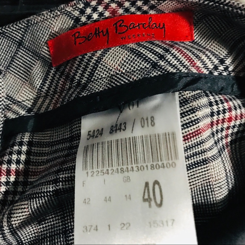 HIGH WAISTED PLAID TROUSERS - Picture 4 of 6